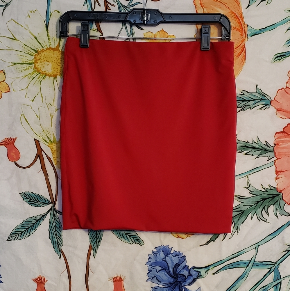 Red Mini Skirt
